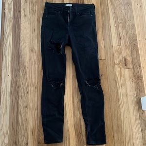 Top shop Jaime jeans with rips